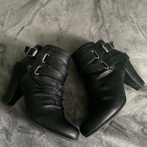 Size 10 Women’s Black Fergalicious Boots With Heel